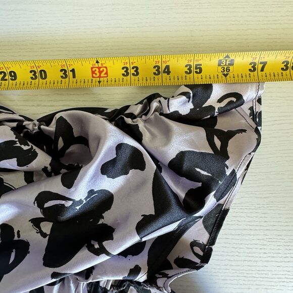 NWT ZARA The Dita Dress Satin Effect Size XL Lavender Rugged Bloggers Favorite - Picture 14 of 15